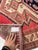 Vintage Persian Runner MAGENTA Pink, Copper Indigo Purple Rug 3.7 x 10.3 For Sale In Milwaukee - Image 6 of 12