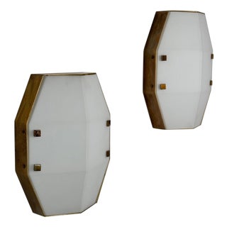 Model 12880 Wall Sconces attributed to Elio Monesi for Arredoluce, 1961, Set of 2 For Sale