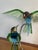 1970s Swarovski Birds of Paradise Bee Eaters Heinz Tabertshofer 957128 Crystal Sculpture in Box For Sale In Miami - Image 6 of 10