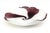 Mid-Century Modern Vintage Archimede Seguso Murano Purple and White Cased Bowl With Silver Foil, 1960's For Sale - Image 3 of 9