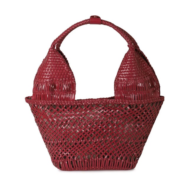 Contemporary Margarita Wine Woven Tote For Sale - Image 3 of 4