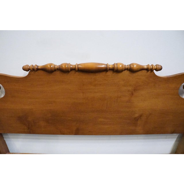 Sprague & Carleton Solid Hard Rock Maple Colonial Early American Full Size Bed 210-400-784 For Sale In Kansas City - Image 6 of 13