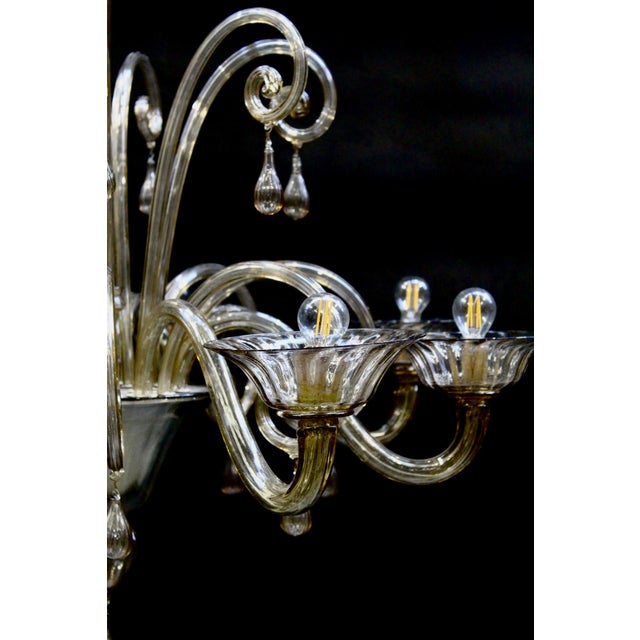 Murano Chandelier from Venini, 1920s For Sale - Image 6 of 14
