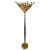 Brutalist Art Glass and Iron Floor Lamp by Albano Poli for Poliarte, Italy, 1970s For Sale