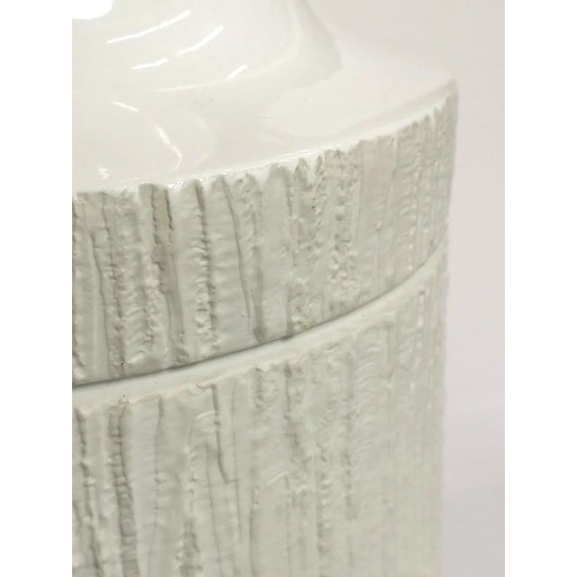 Richard Scharrer designed this designer piece in the 1970s, which is marked on the base accordingly. This heavy ceramic...