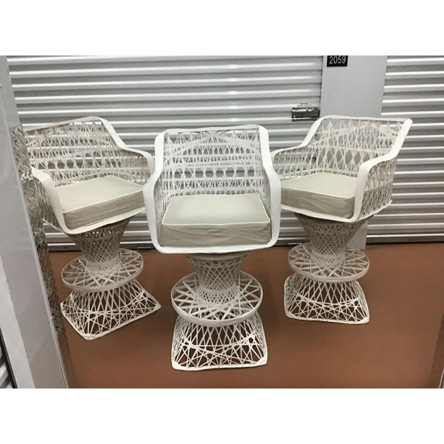 Russell Woodard! Can’t get much better for outdoor or indoor bar stools. Fiberglass spun withstands the test of time. All...