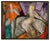 Message us to inquire about custom framing options! (Included for free with every purchase) The painting is of impressive...