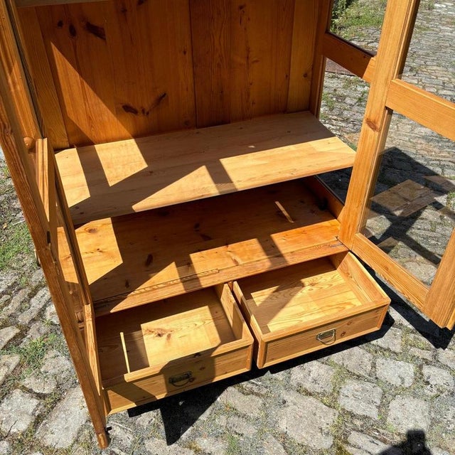 Antique Softwood Display Cabinet, 1880s For Sale - Image 14 of 15