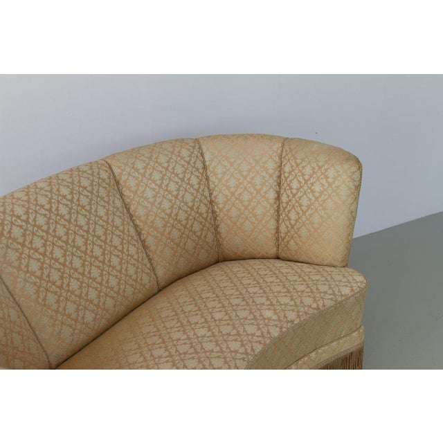 Art Deco Danish Banana Sofa, 1940s For Sale - Image 14 of 18