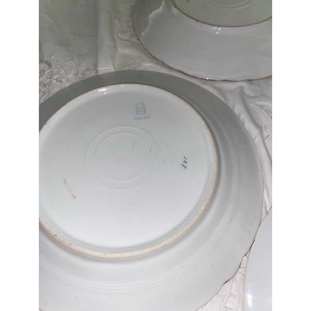 Oxblood Red Late 19th Century Royal Vienna Porcelain Cabinet Portrait Plates - Set of 5 For Sale - Image 8 of 9