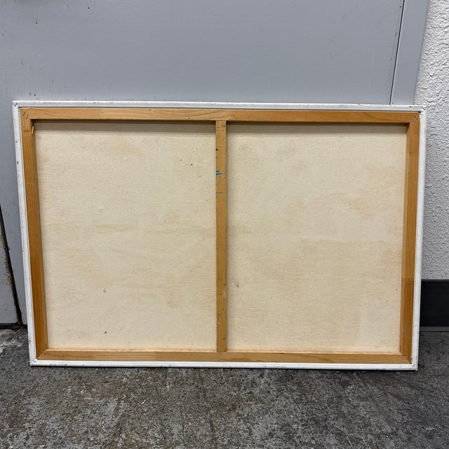 Impressionist Acrylic on Canvas Dock on a Pond Landscape Painting For Sale - Image 12 of 12