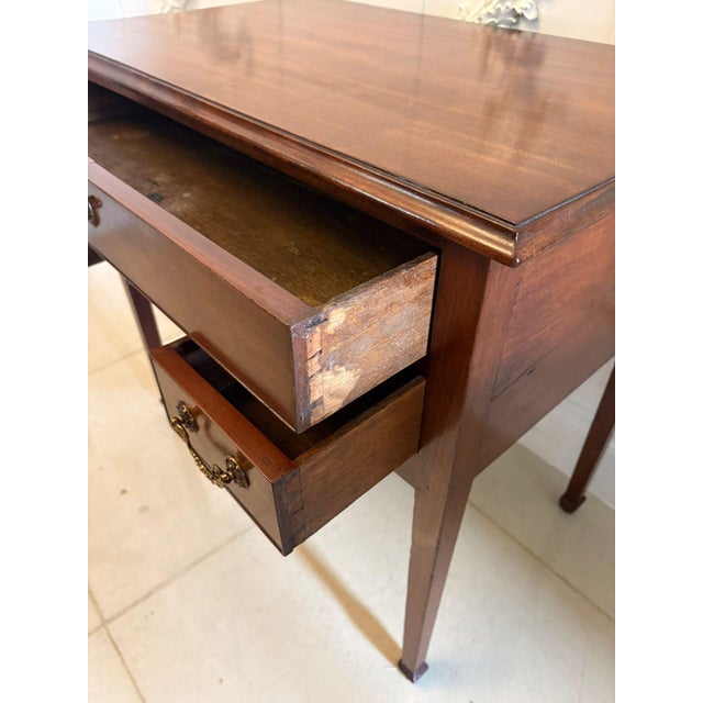 Wood Small Antique Georgian Table in Mahogany, 1800 For Sale - Image 7 of 12