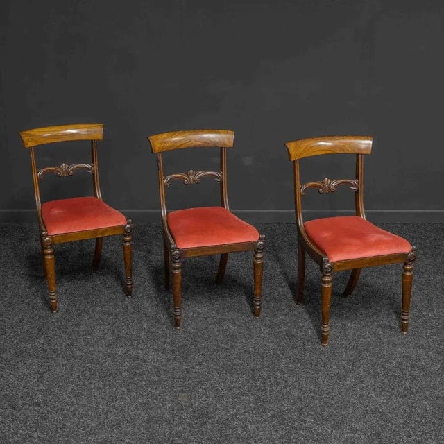 William IV Rosewood Chairs, Set of 3 For Sale - Image 6 of 7