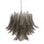 Italian Murano Three-Tier Smoked Felci Glass Chandelier-48 Glasses For Sale