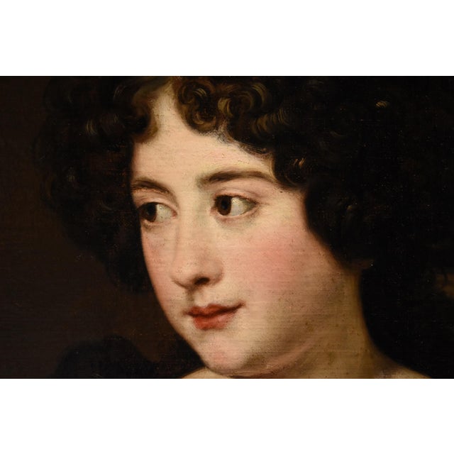 Workshop of Jacob Ferdinand Voet, Portrait of Duchess Hortense Mancini, 1670, Oil on Canvas, Framed For Sale - Image 6 of 14