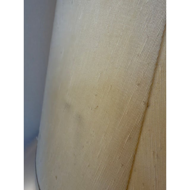 Pair of Vintage f.a.i.p. Fine Arts in Plaster Ceramic-Style & Wood Mid Century Modern Table Lamps For Sale In Phoenix - Image 6 of 10