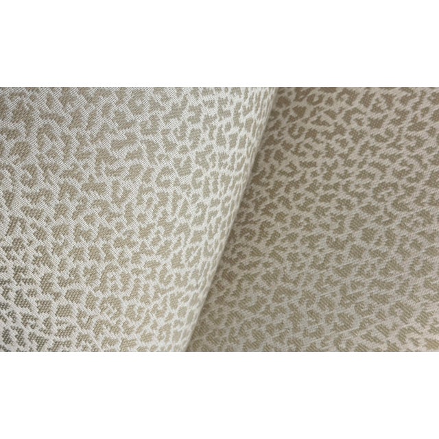 Beige Swaim Left Arm Chaise With Brunschwig & Fils Animal Print Fabric For Sale - Image 8 of 10