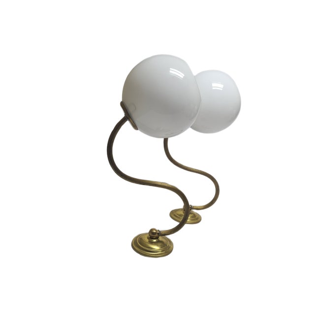 The wall lamp was produced in Poland in the 1950s. It is preserved in good condition. Up to 250V (Europe/UK Standard).The...