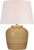 Transitional Marie Flanigan by Visual Comfort Signature Nora Medium Table Lamp in Light Honey with Linen Shade For Sale - Image 3 of 3