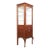 Vintage Mahogany Dark Tone Medical Display Cabinet For Sale