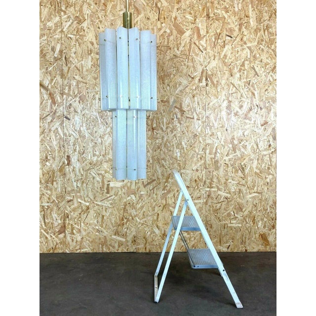 Large Mid-Century Murano Ice Glass Pendant Lamp from Limburg, 1960s For Sale - Image 12 of 13