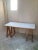 Wood Goldenrod Architecture Desk, 1970s For Sale - Image 7 of 7