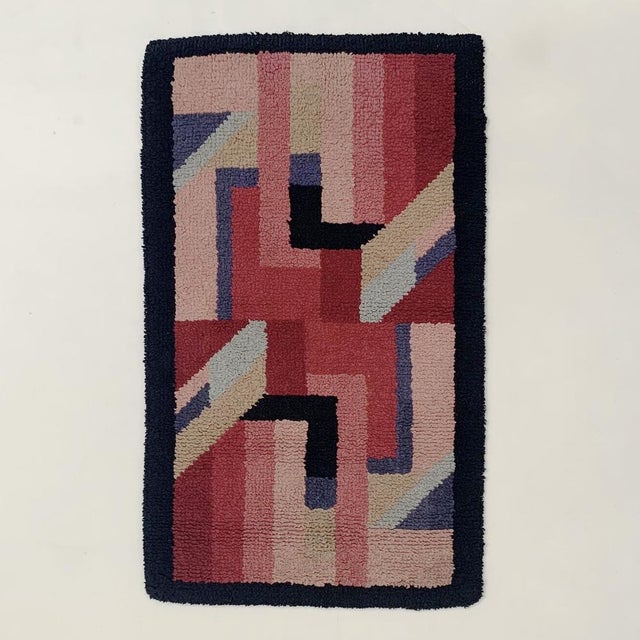 French Art Deco Hand Knotted Wool Rug, 1930s For Sale - Image 15 of 15