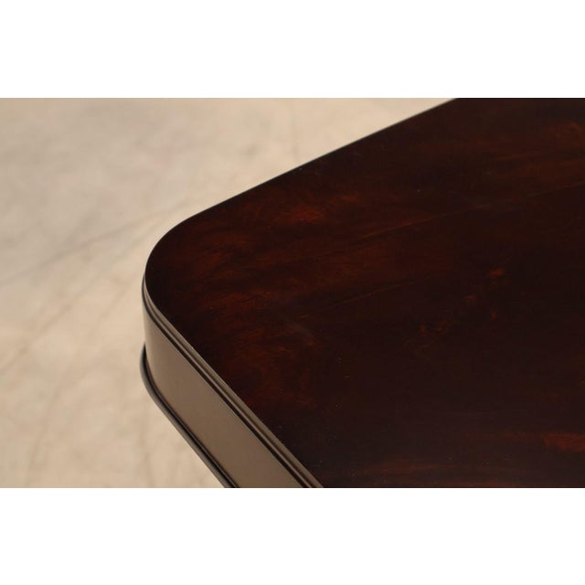 Thomasville Transitional Style Double Pedestal Mahogany Dining Table For Sale - Image 10 of 18