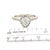 2010s Pear Shaped Diamond Engagement Ring 14k Gold 1.19 TCW Certified, Size 4.5 For Sale - Image 5 of 10