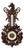 Dutch Carved Wooden Barometer with Horse Motif by Gebroeders Caminada, Rotterdam For Sale