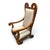 Wood Biedermeier Tall-Back Armchairs with Floral Marquetry, 1830, Set of 2 For Sale - Image 7 of 14