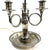 Vintage Silver Plated Bouillotte Lamp - Three Arms For Sale - Image 10 of 15