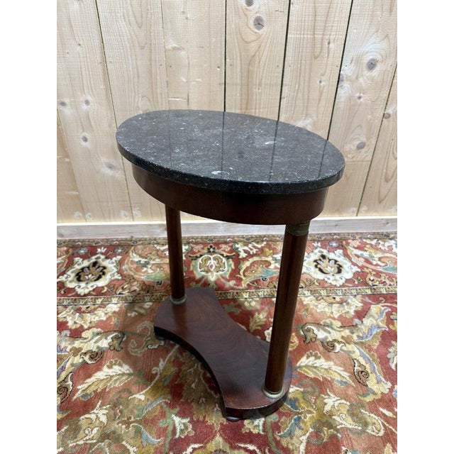 Period: 20th century Style: Consulat, Empire Condition: Perfect condition Material: Mahogany Length: 49Width: 36Height:...