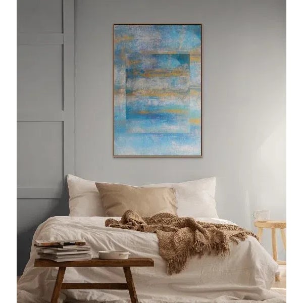 "Frozen Aspen" Original Modern Abstract Limited Edition Canvas Print For Sale - Image 4 of 6