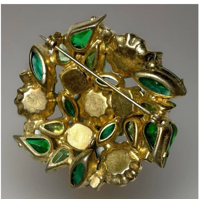 Mid-Century Modern MCM Jewelry by Juliana DeLizza & Elster Designer Vintage Brooch For Sale - Image 3 of 4