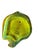 Vintage Zsolnay Hand Crafted Pottery Small Children Sitting & Holding Basket, Eosin Iridescent Green Glaze For Sale - Image 10 of 11