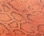 Red Karl Springer Red Python Parsons Table For Sale - Image 8 of 10