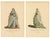 European School, Roman Noblewomen Costume, 1749, Paper Engravings For Sale - Image 9 of 9