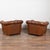 Pair of 20th Century English Brown Leather Club Chairs For Sale - Image 16 of 16