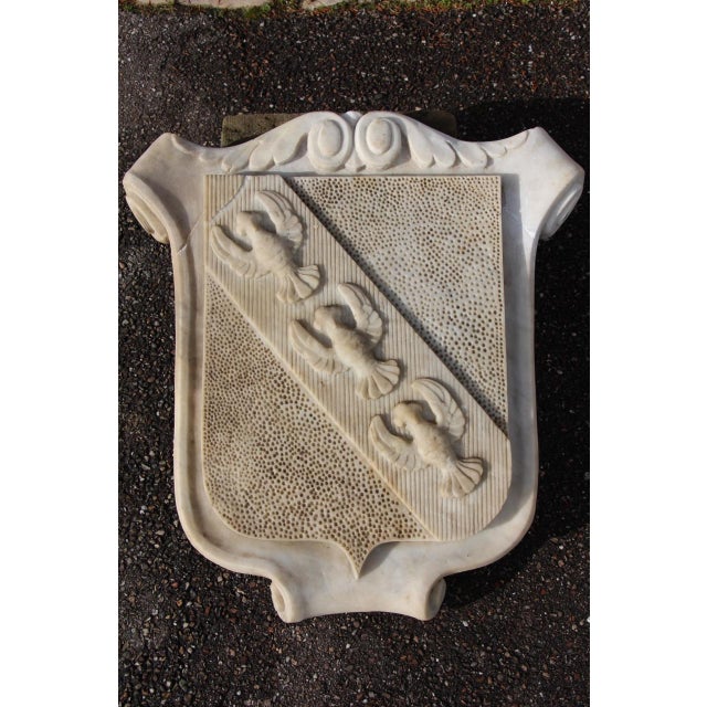 Large Sculpted Marble Coat of Arms of Lorraine, 19th Century For Sale - Image 10 of 10