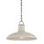 Hudson Valley Lighting Pottersville 18 in. 1 Light Pendant in Distressed Bronze and Ceramic Ivory Crackle Finish For Sale