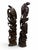 Wood Mid 20th Century Pair of Monumental Mid-Century Guayacan Wood Sea Life Totem Sculptures - 35.5" & 38" For Sale - Image 7 of 11