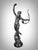 Title: "Dancing Nymph with Shell Harp" by Marcel Debut : Delight in the elegance and grace of this exquisite burnished...