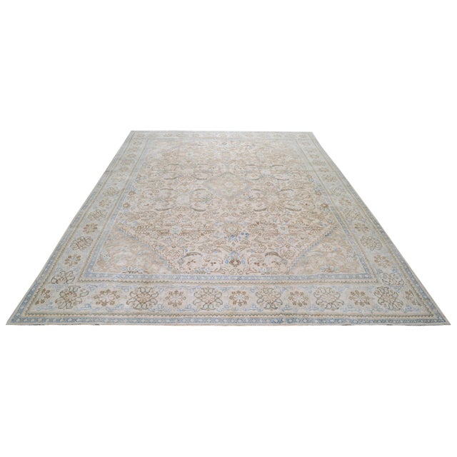 Vintage Turkish Anatolian Hand-knotted with care using traditional rug-making techniques, this wool rug blends timeless...