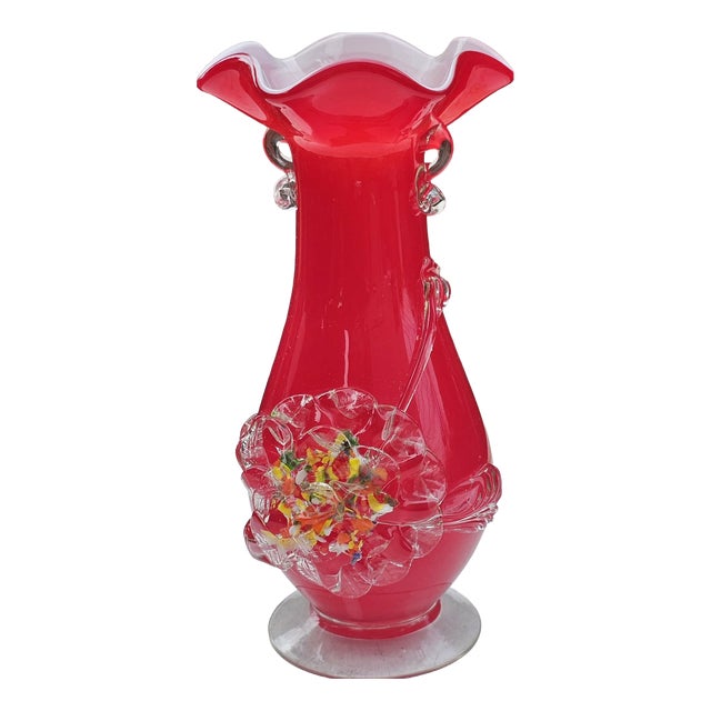 Vintage Murano Vase, 1970s For Sale