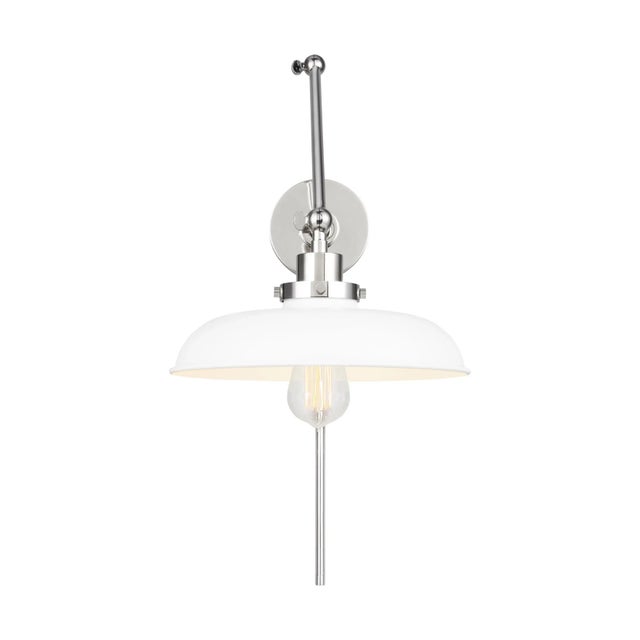 The Wellfleet one light wall sconce by Chapman & Myers is inspired by various classic utility silhouette’s - from factory...