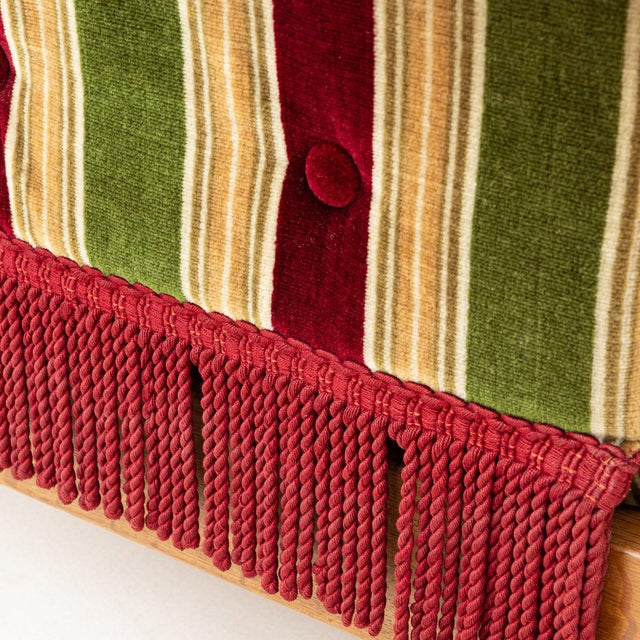19th Century France Brutalist Burgundy Wood Armchair For Sale - Image 9 of 11