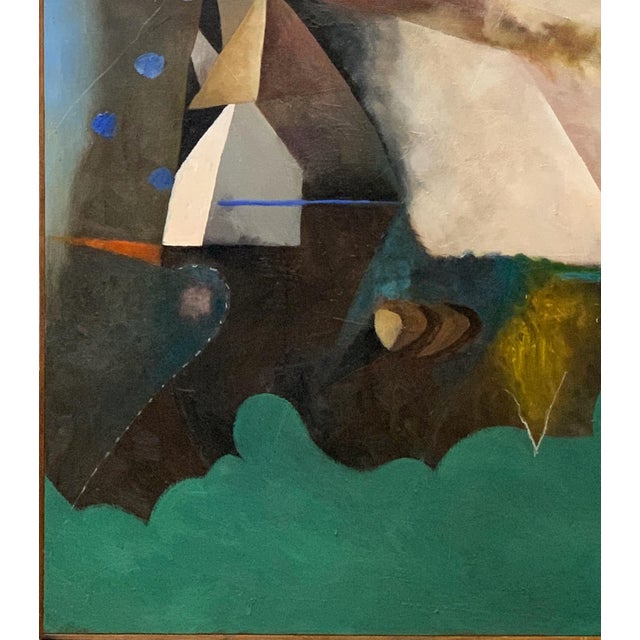 William Stephens Shields, Jr., 1925 - 2010 "A Piece of Heaven" 1994 Oil on canvas 48"x48" artist framed Signed lower right...