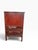 Wood Vintage Chinese Carved Wood Food Cabinet With Figural Panels & Geometric Latticework For Sale - Image 7 of 14
