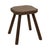 Brutalist Brutalist Rustic Wood Milk Stool For Sale - Image 3 of 15